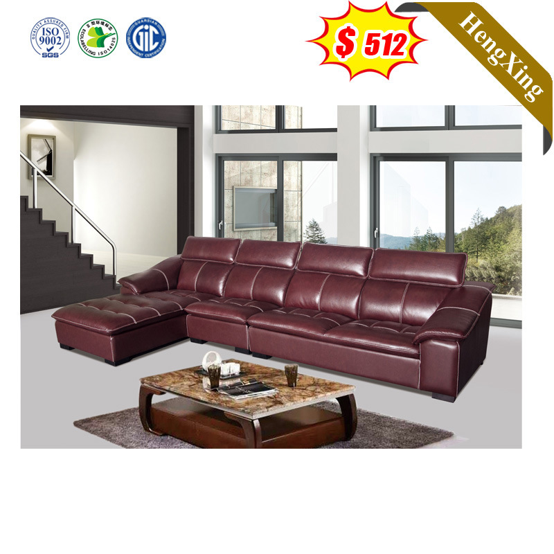 Dark Color Leather Sectional Sofa Large Sofa Living Room Sofa