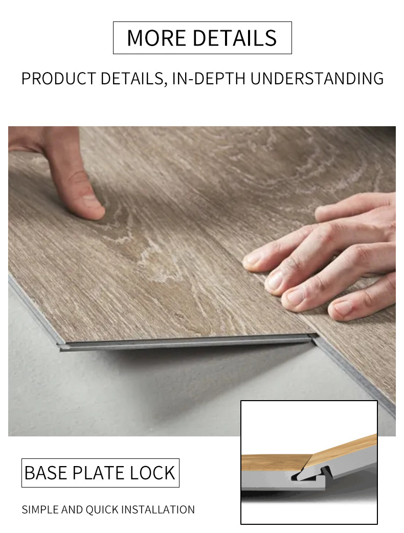 Spc Flooring Waterproof/Spc Wooden Flooring Used for Interior