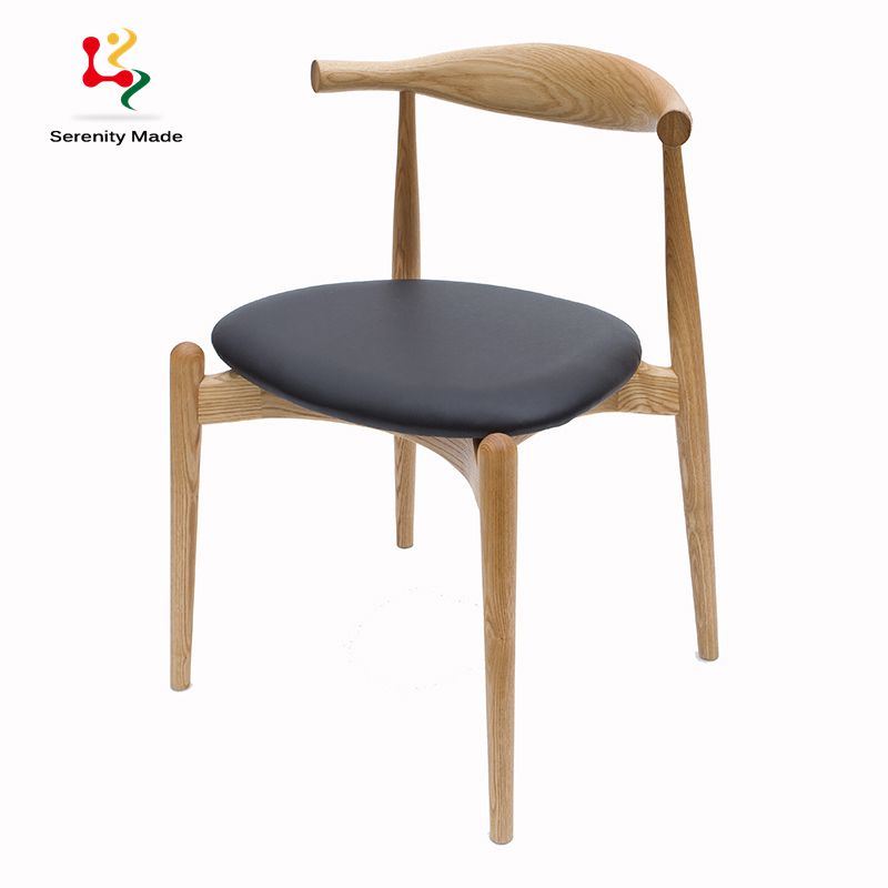 Modern Furniture Elbow Chair Wooden Dining Chair Wholesale Restaurant Chair