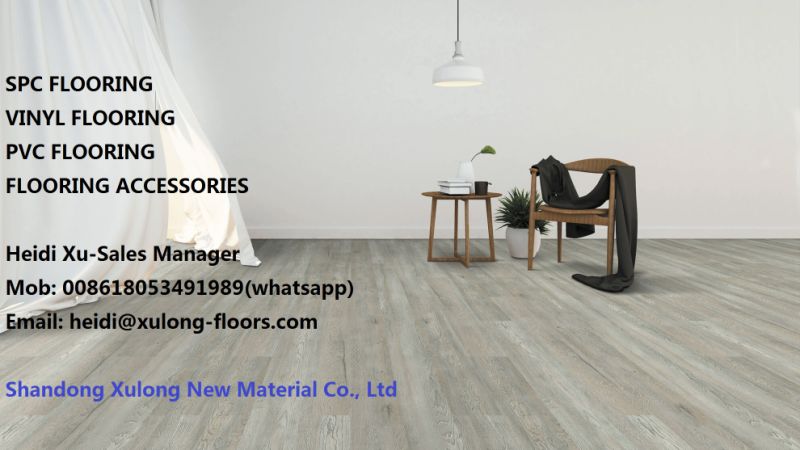 Indoor Engineered Solid Spc Flooring Wood Plastic Composite Flooring