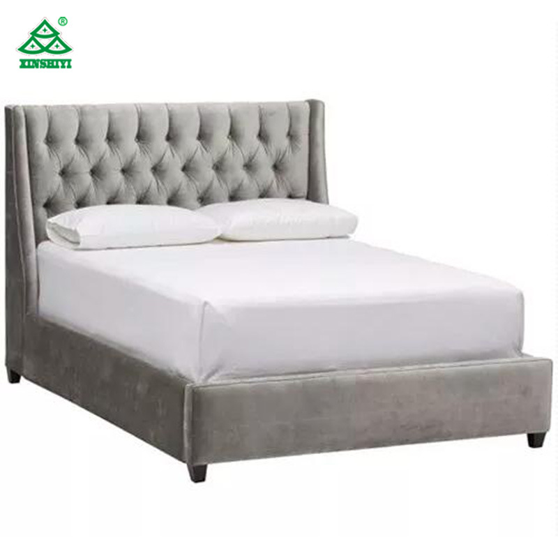 New Design Customized Bedroom Bed Wooden Bed for Bedroom