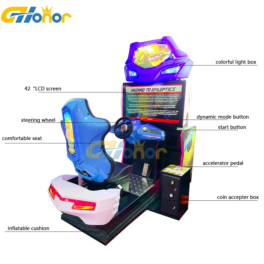 Sell Indoor Arcade Game Machine Dynamic Racing Racing Game Adult Racing Game Arcade Coin-Operated Entertainment Electronic Racing Game Machine