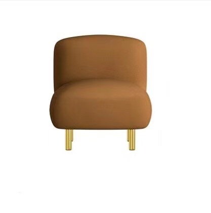 Nordic Design Simple Fabric Cozy Upholstery Single Sofa Chair Sofa Set
