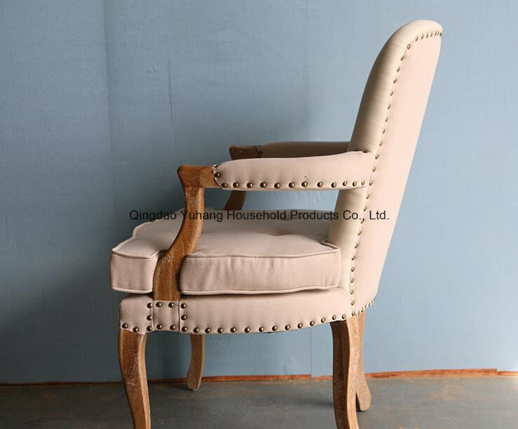Solid Wooden Chairs Living Room Chairs Coffee Chairs Fabric Chairs (M-X2057)
