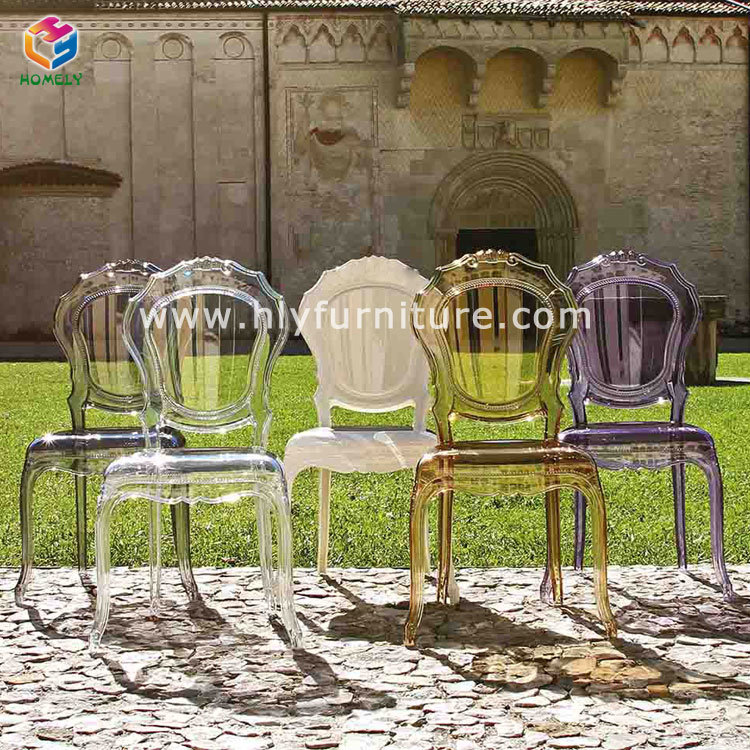 Clear Acrylic Banquet Tiffany Chiavari Belle Epoque Dining Chair
