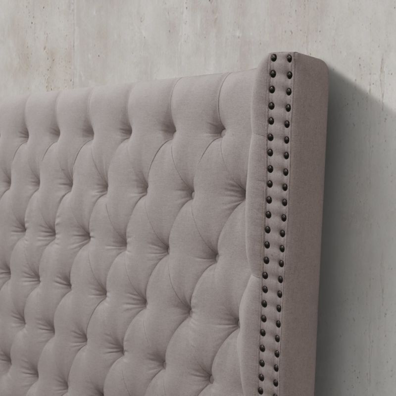 Fabric King Upholstered Modern Bed for Bedroom Furniture Sets