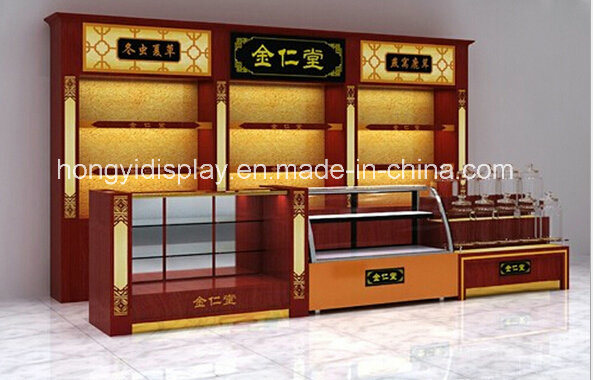 Health Care Shop Glass Counter, Glass Cabinet