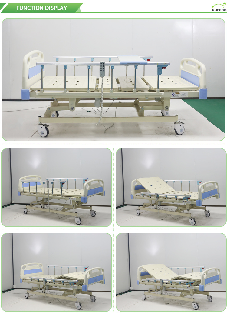 3 Functions Hospital Bed ICU Bed Nursing Bed Medical Hospital Bed Hospital Patient Bed Delivery Bed Care Bed Electric Hospital Bed Factory Manufacture
