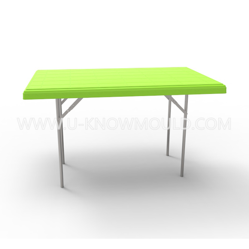 Plastic Dining Table Mould/Plastic Table Mold with Steel Leg