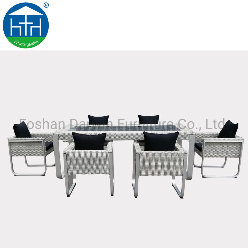 Outdoor Wicker Dining Chair with Table Patio Rattan Dining Chair Garden Rattan Chair Furniture