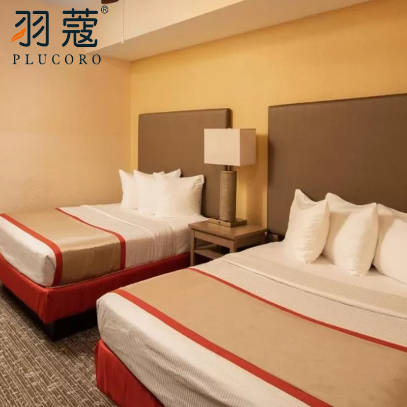 Wholesale Queen Bedroom Set White Stripe Plain Hotel Low Price Bed Linen