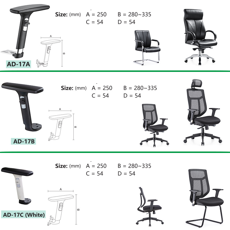 Gaming Chairs Parts Wholesale 4D Armrest for Office Chair Parts