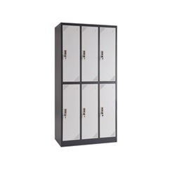 Storage Open Face Filing Cabinet 2 Door Wardrobe Locker Cabinet