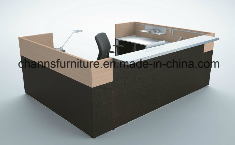 Modern Furniture U Shape Office Desk Wooden Reception Table (CAS-RD1801)