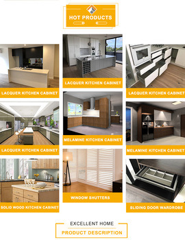 Customized Modern Free Design MFC Home Furniture Kitchen Cabinet