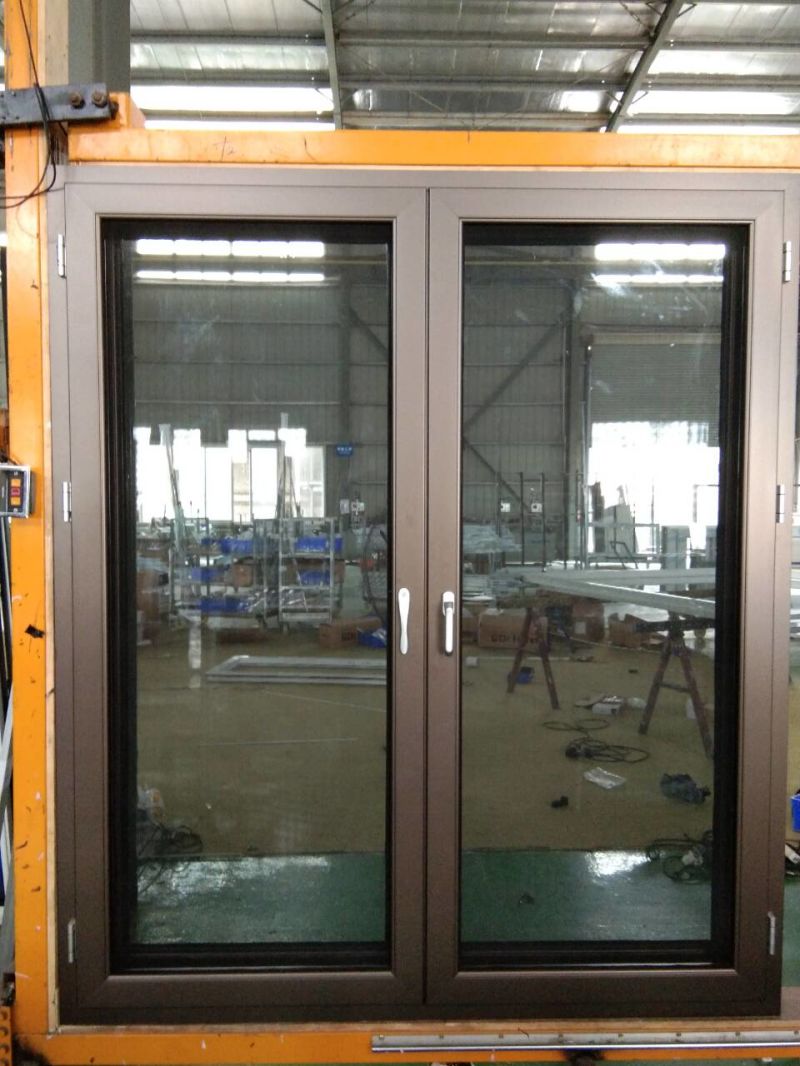 Graceful Aluminum Glass Material Arched Exterior French Swing Doors