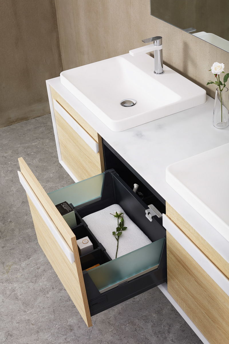 Artificial Marble Washing Closet Suitable for Woman Solid Surface Cabinet