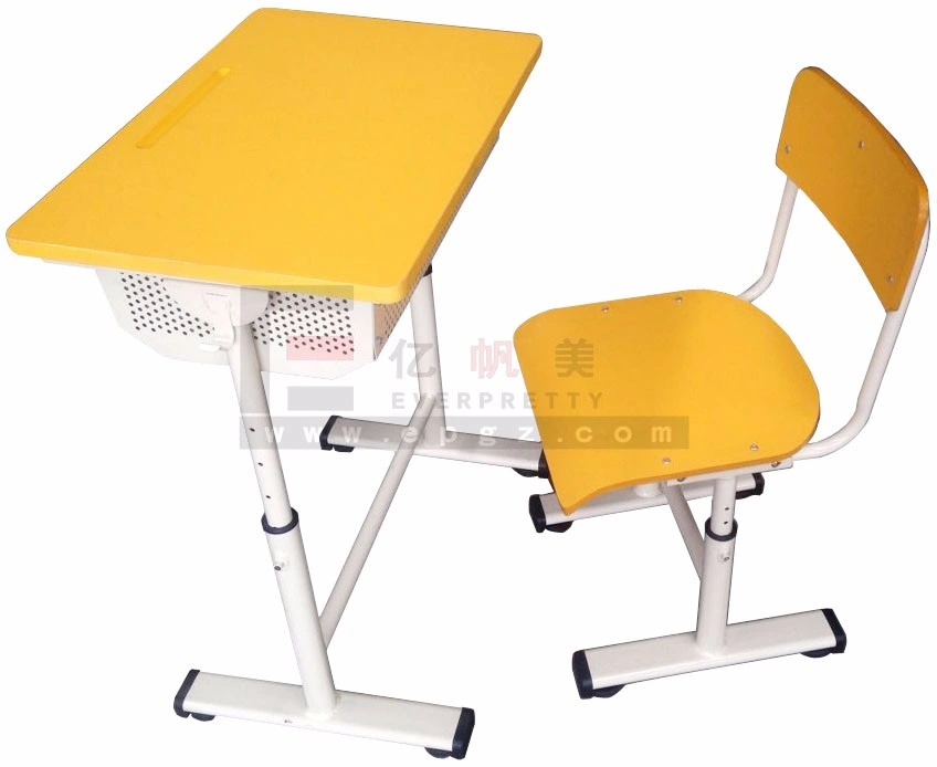 New Design Cheap Classroom Desk and Chair Set Adjustable Single Classroom Student Desk and Chair