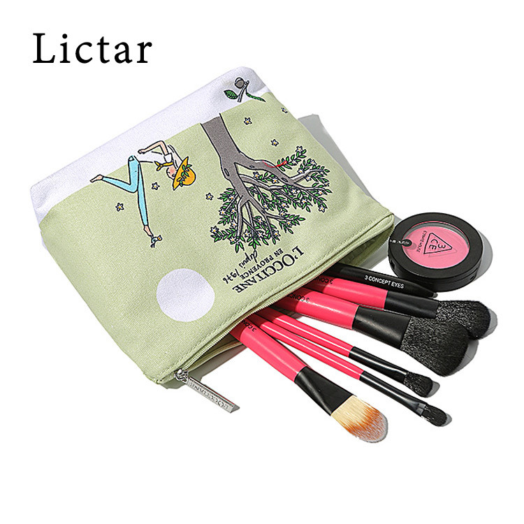 Organic Durable Cosmetic Makeup Pouch Toiletry Bag