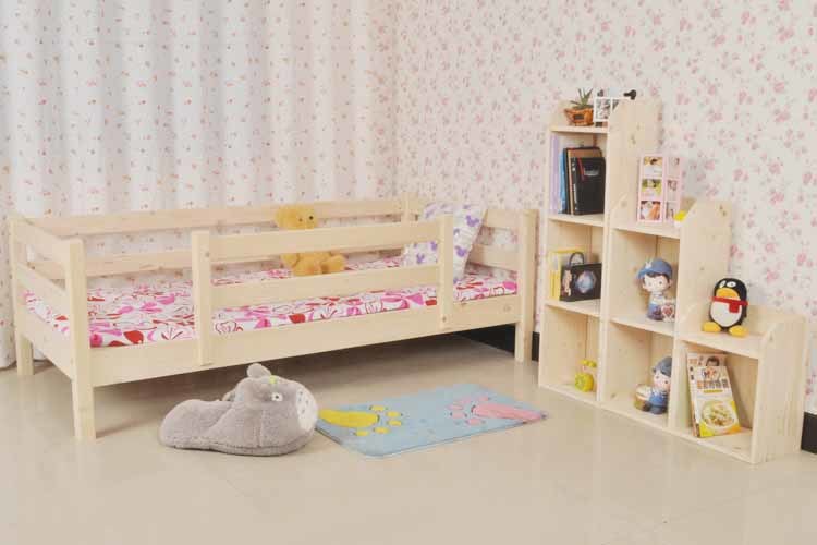 Simple Style Children Single Wooden Bed Kids Bed (M-X1045)