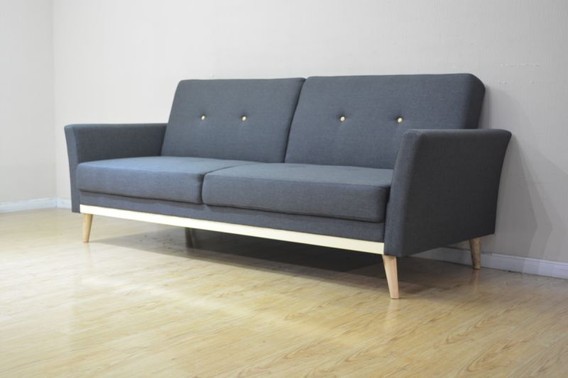 Leather Sofa 2 and 3 Seater Wood Frame Sofa Furniture