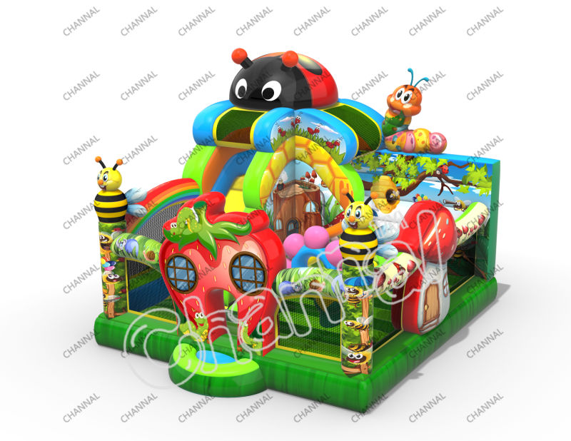 Commercial Inflatable Castle Bouncer, Moonwalks Bouncy Castle Inflatable Castle