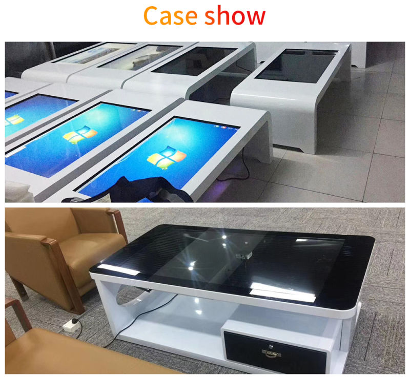 Wholesale 43 Inch Interactive Touch Screen Coffee Table Capacitive Waterproof Touch Screen Restaurants Smart Coffee Table