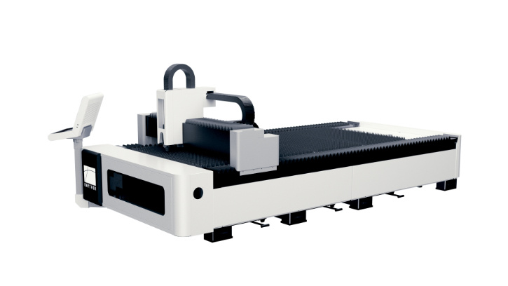 China Raycus Ipg Single Flat Bed Metal CNC Fiber Laser Cutting Machine