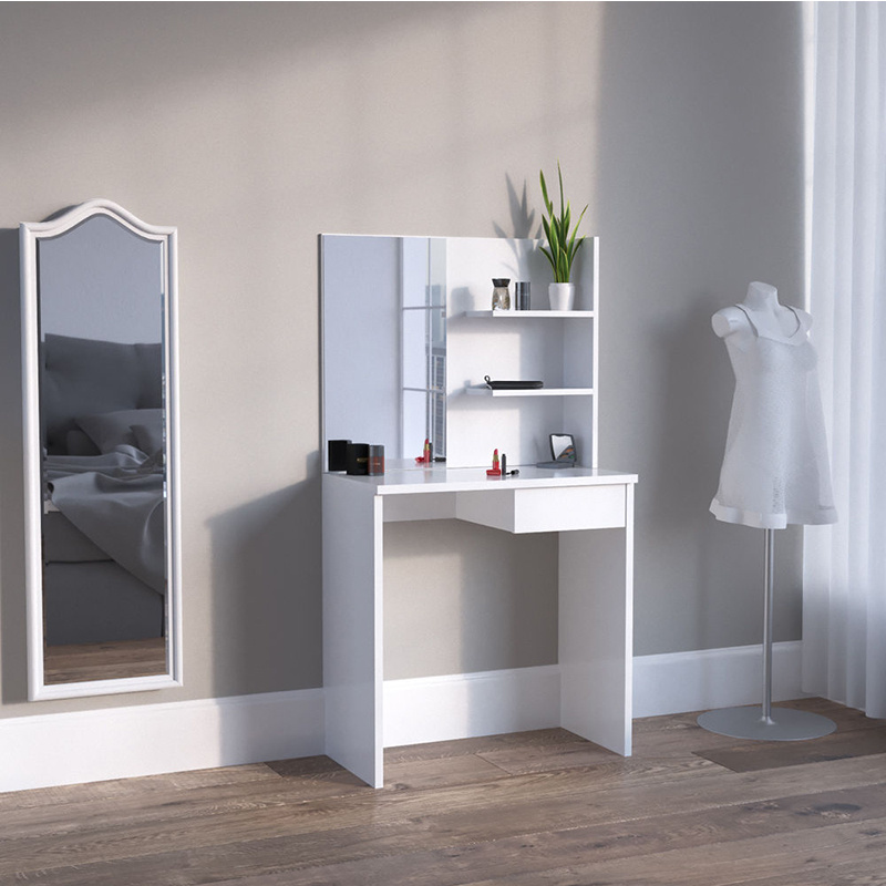 Modern Dressing Table Dresser with Mirror Vanity Table White Bedroom Furniture Nordic Makeup Vanity Dresser