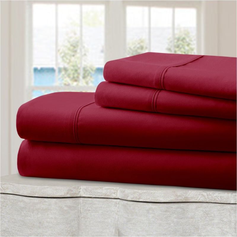 Queen Size Extra Soft Hotel Luxury 4 Pieces Bed Sheets