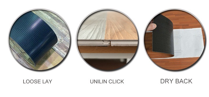 Hard Wooden Surface Vinyl Flooring for Living Room