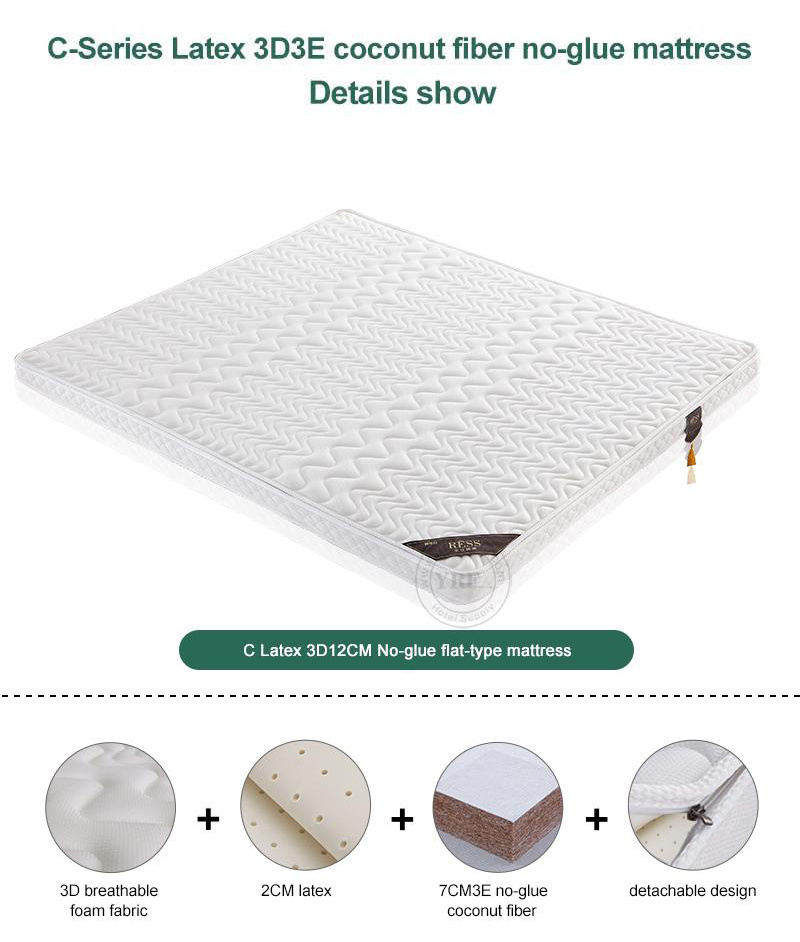 Home Foam Bed Mattress Two Foldable Thin 6cm Single Bed