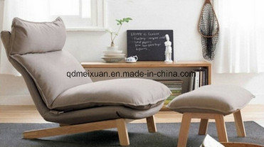 High Back Lazy Sofa a Single Creative Leisure Sofa Chair Sitting Room Cloth Art Sofa Chair One Set (M-X3200)