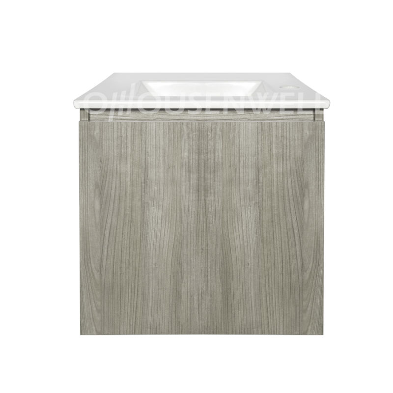 Natural Marble Style Lacquer Cabinet Bathroom Vanity