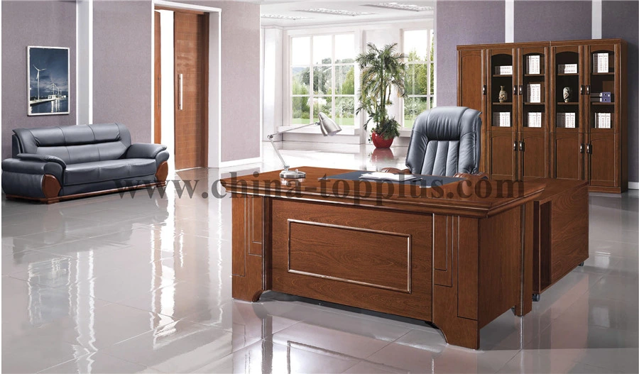 Wooden Painting Project Executive Reception Table Desk Office Furniture