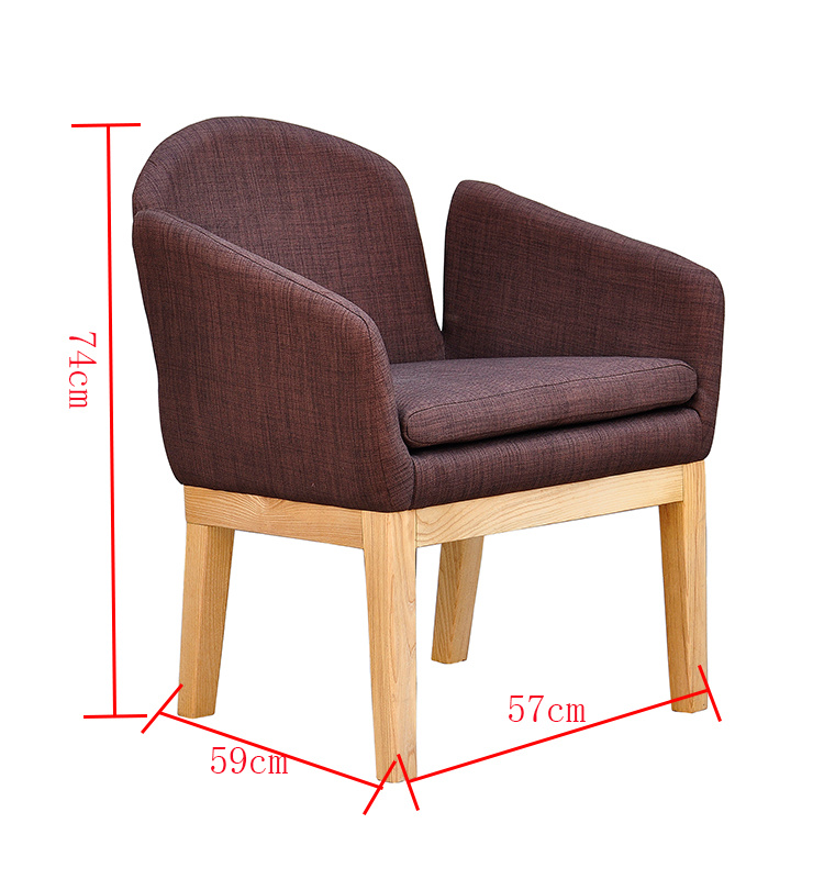Wholesale Modern Design Wooden Bedroom Chair Leisure Chair