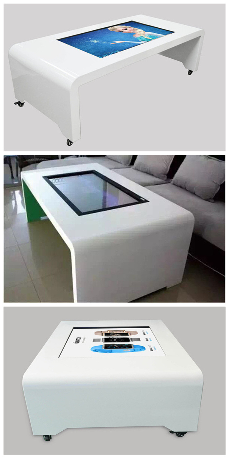 Android Coffee Table 43 Inch Advertising Display Player Touch Table for Meeting Room Advertising Display Videoplayer