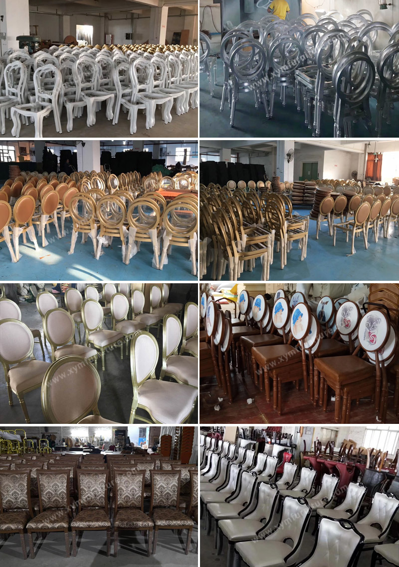 Wholesale Hotel Furniture Elegant White Acrylic Back Banquet Chair