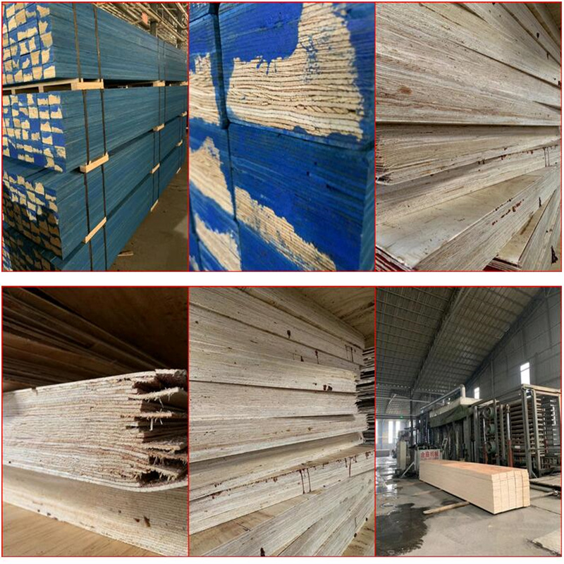 Poplar Pine LVL Bed LVL Board Timber