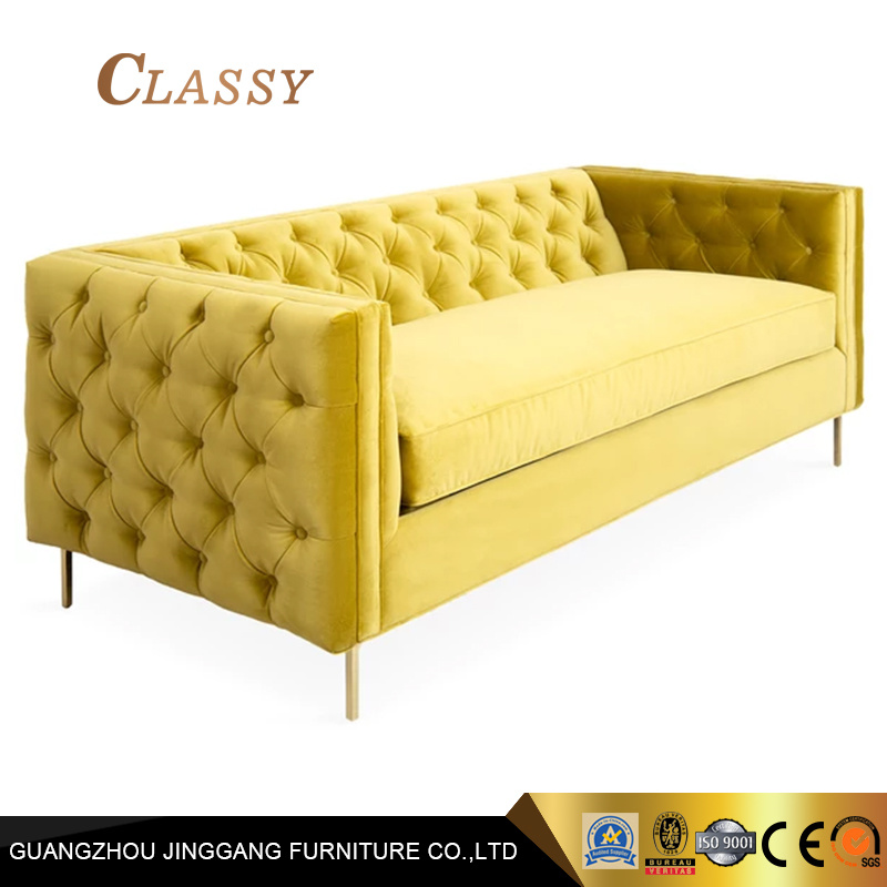 Modern Velvet Sofa Set Living Room Furniture Sofa