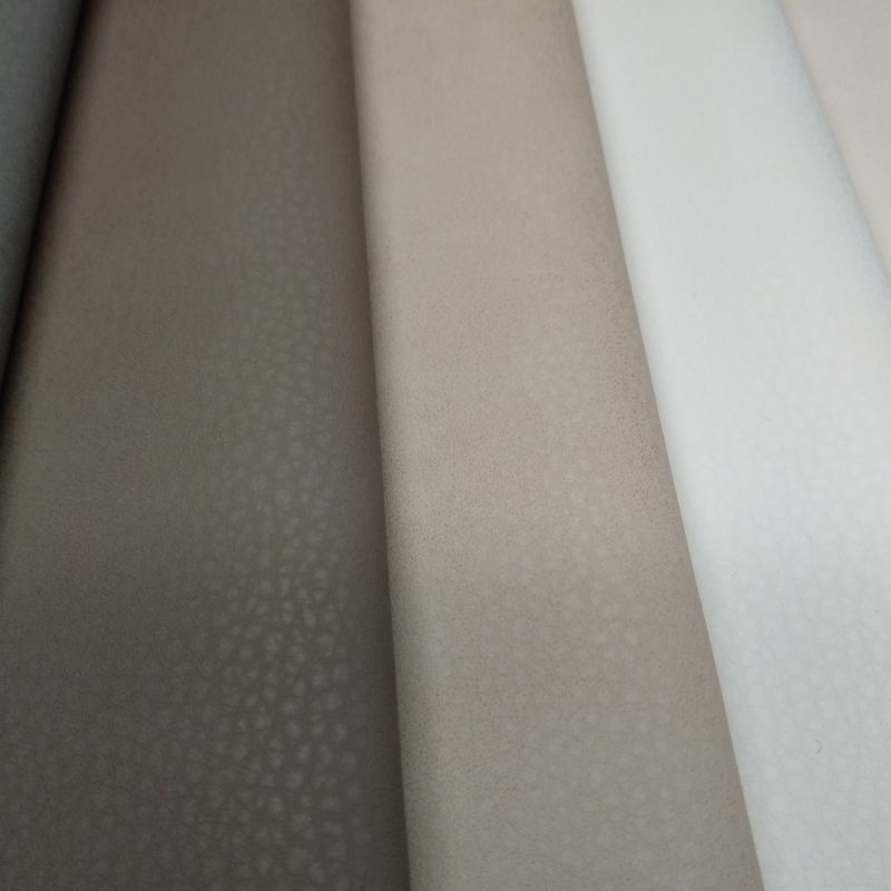 Scrub Artificial Synthetic Faux Imitated PU Leather for Sofa/Chair /Furniture-Point