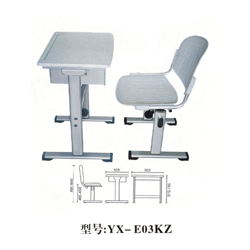 Chairs with Attached Desk/Writing Tablet Chairs/Plastic Student Chairs with Tablet