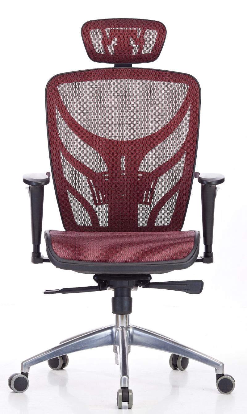 Aluminum Base Full High Back Mesh Executive Office Chair