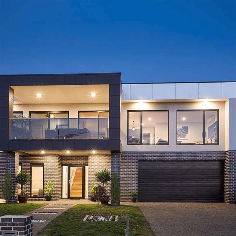 Modern Double Glass Exterior Aluminium Swing Doors for House