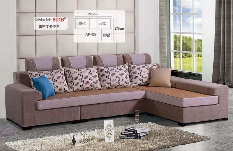 Suede Sofa Modern Frank Furniture Settee Lounge Suite and Lobby Fabric Sofa Modular Couch L Shape Sofa Set