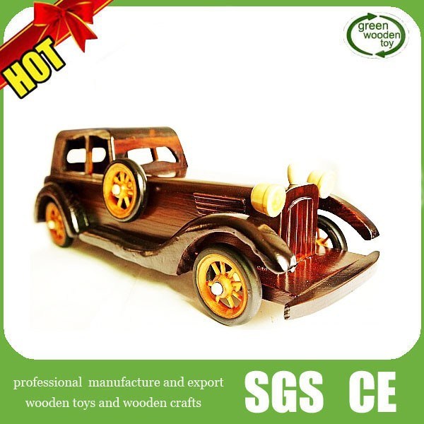 Antique Wooden Car, Wooden Antique Car, Wooden Craft Cars