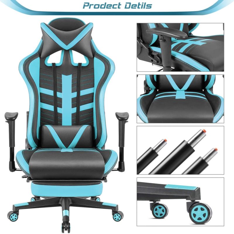 Amazon Hot Selling Cheap Home Chair/Office Chair /Racing Chair /Gaming Chair Game Chair PC Computer with Footrest