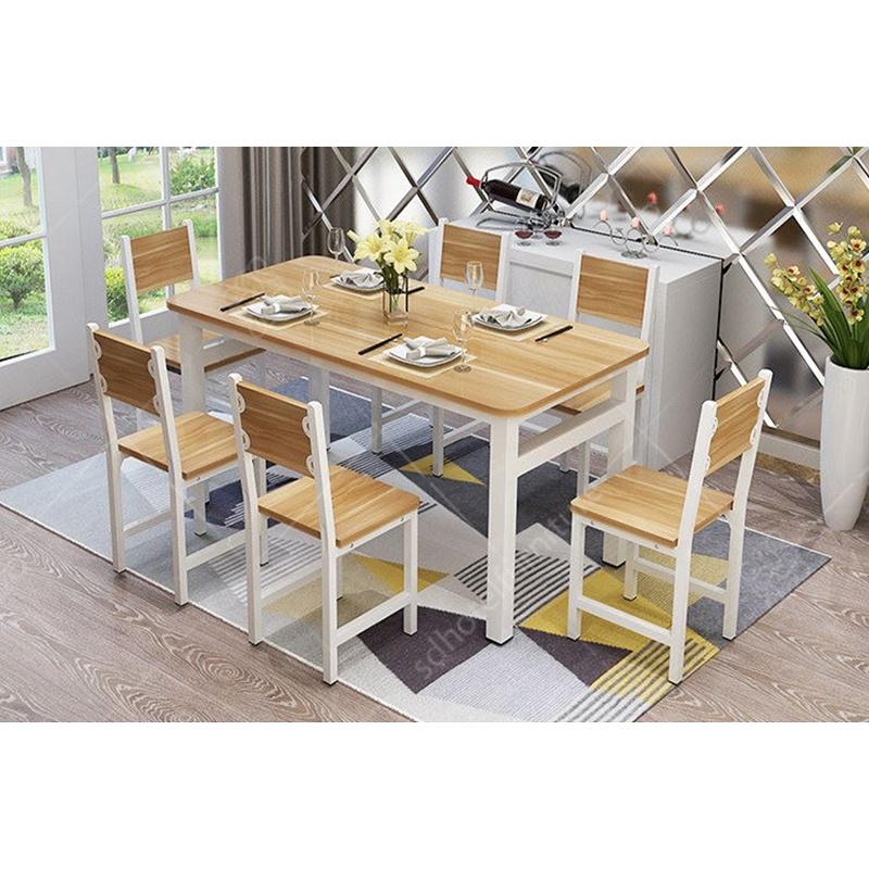 Modern Simple Design Dining Table Set for Restaurant Furniture