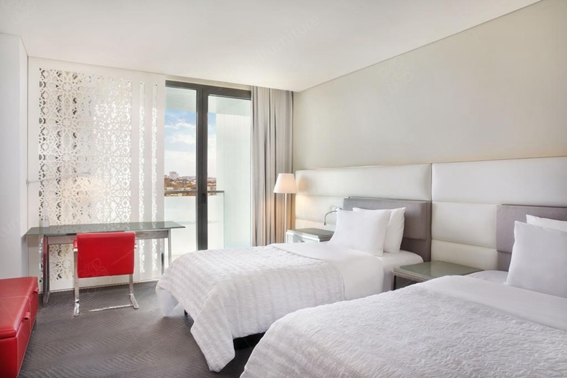 2019 Simple New Design Modern White Hotel Bedroom Furniture for Hotel Sale