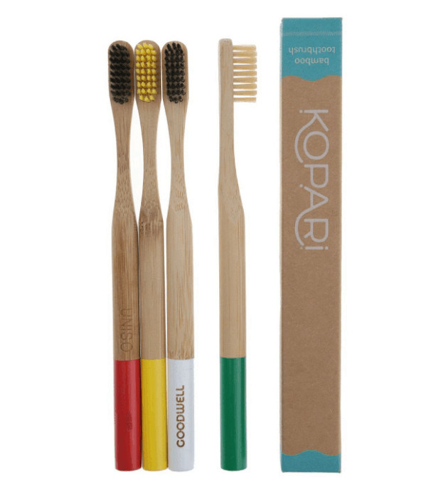 Nature Bamboo Toothbrush / Round Bamboo Toothbrush